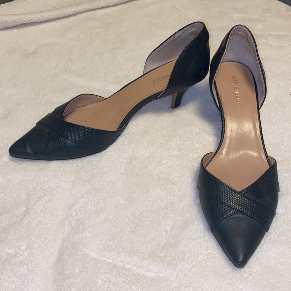 pointed kitten heels